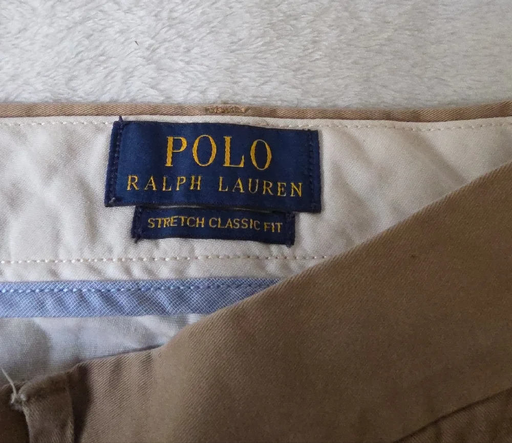 Polo by Ralph Lauren Khaki Embroidered Men's Shorts - Picture 6 of 7
